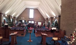 Christmas Tree Festival 2019 guests enjoying refreshments