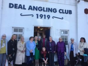 Deal members outside the Angling Club