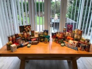 Food Bank contributions from IIW Day