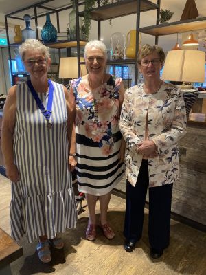 Hazel hands over to Kath and Margaret July 2025