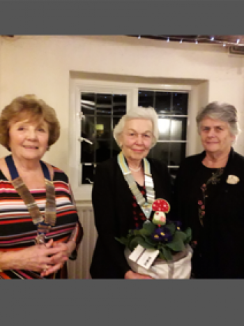 District Chairman Joan Styles visit