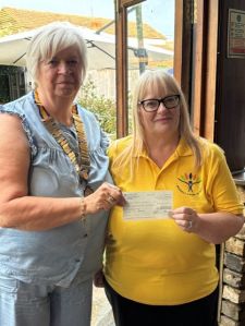 IW Sheppey cheque presentation IW Sheppey cheque presentation