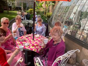 Italianate Glasshouse cream tea table 1