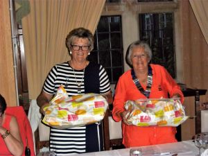 Janet and Margaret with their presents