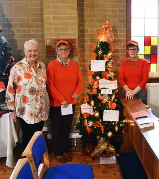 IPP Kath, JP Margaret and IPP Hazel by the Orange tree IPP Kath, JP Margaret and IPP Hazel by the Orange tree