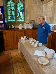 One of the ladies on duty at Heritage Centre