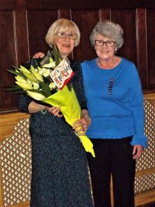 Lynda with Welfare Officer Sue