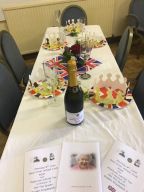 Platinum Jubilee tea table