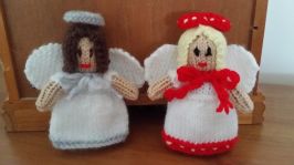 knitted angels